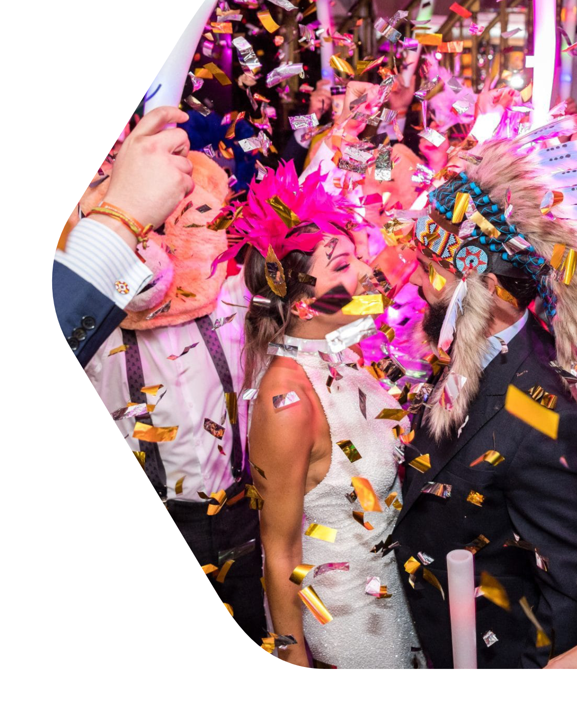 Animación con disfraces en bodas