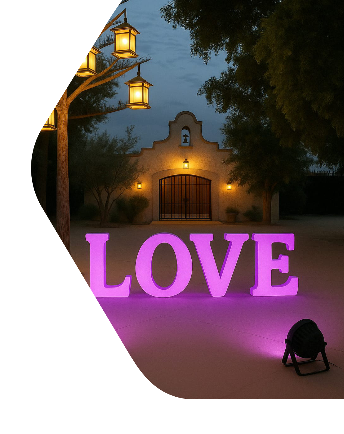 Letras volumétricas para decoración