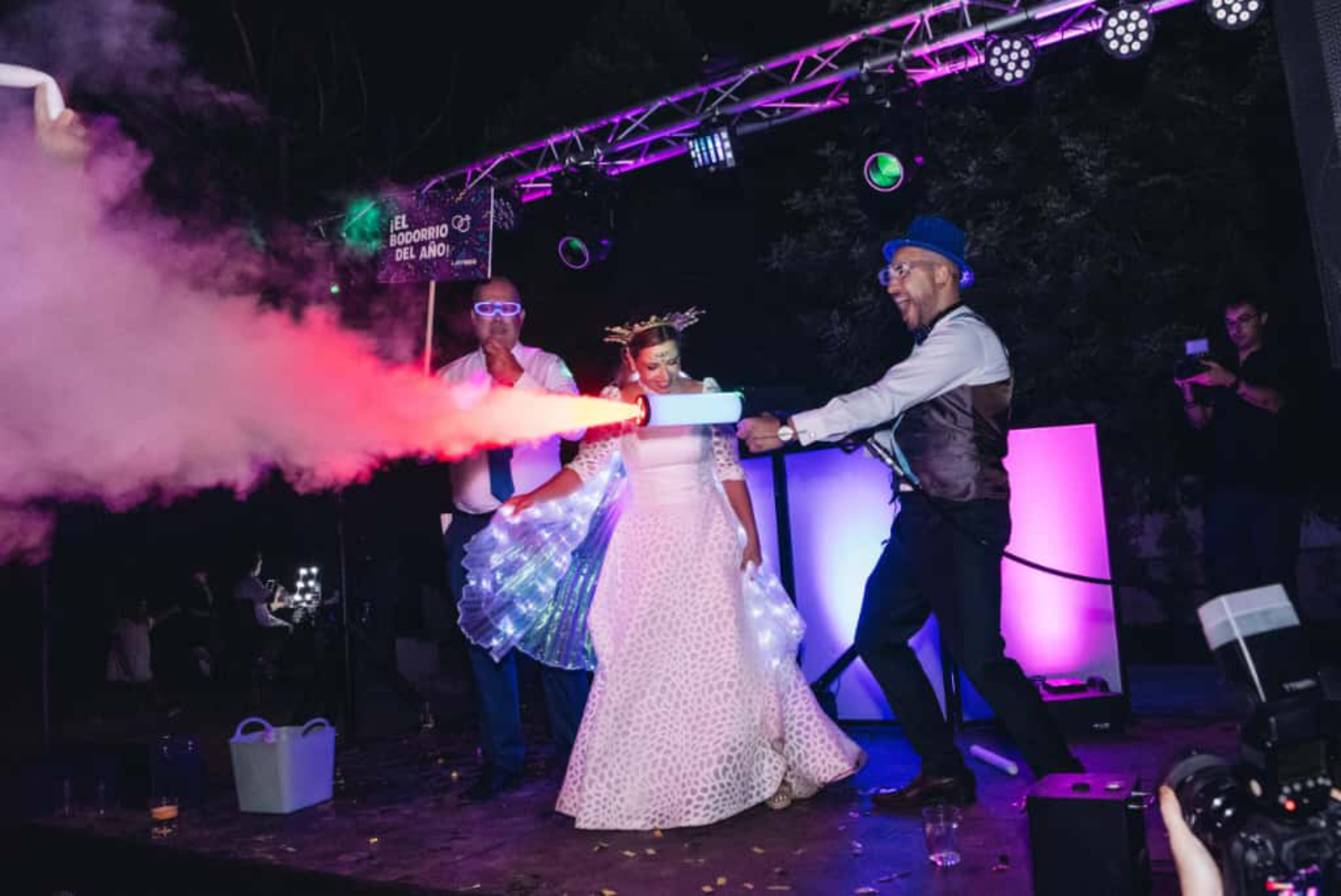 Pistola de CO2 para eventos