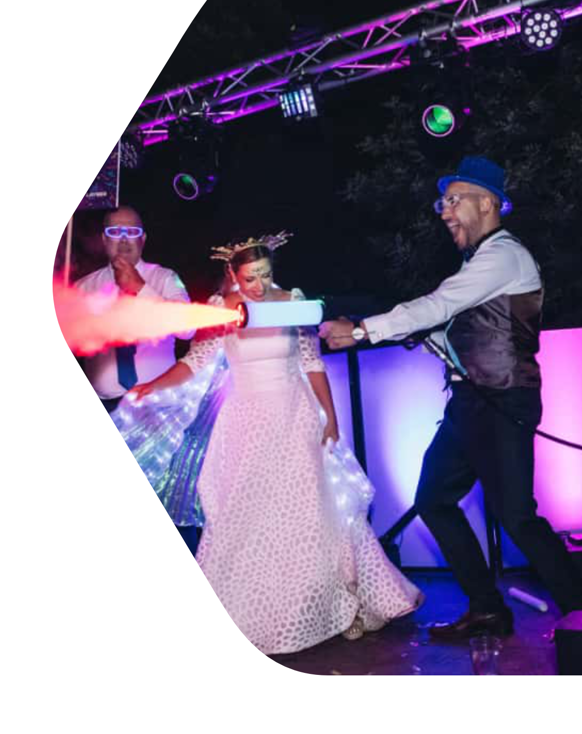 Pistola de CO2 para eventos