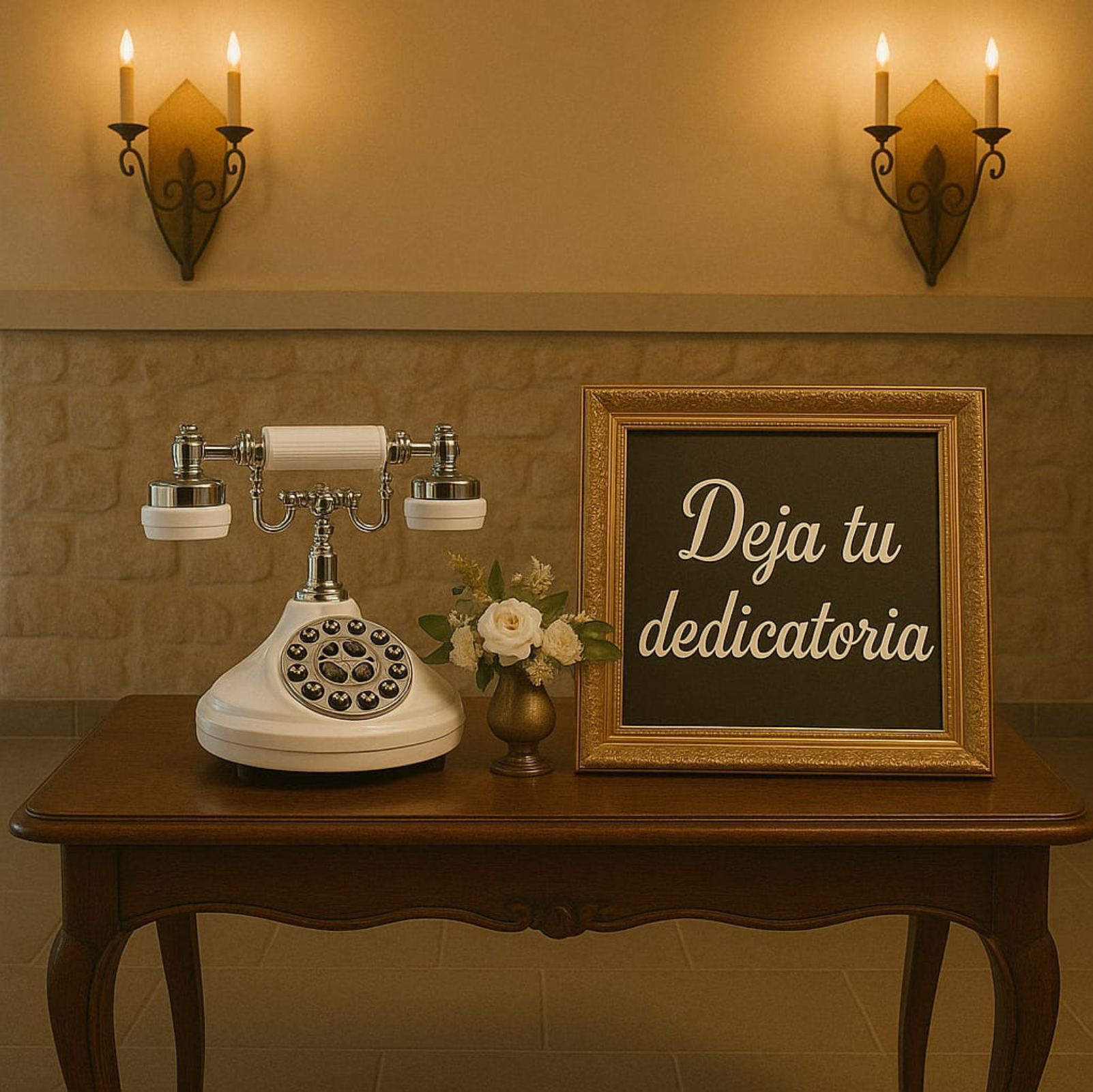 Teléfono para dejar dedicatorias